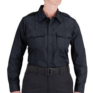 Propper Women's Duty Shirt - Long Sleeve Ripstop Navy Small